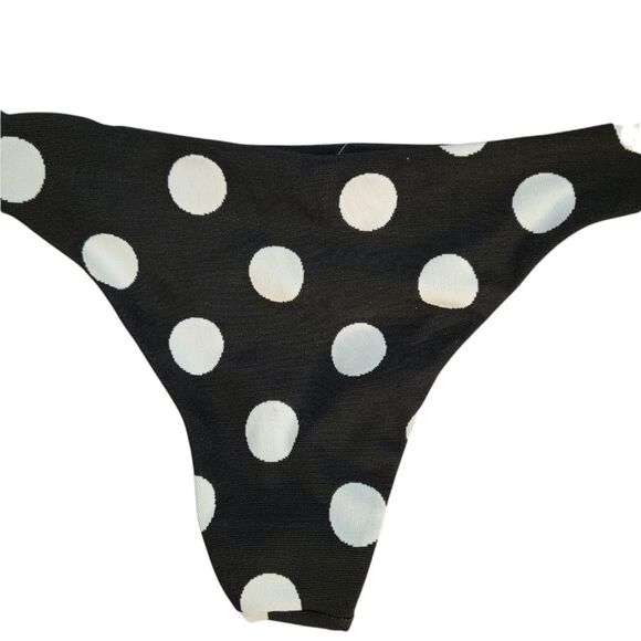 Mara Hoffman Anthropologie Polka Dot Bikini Bottom M - Picture 3 of 5